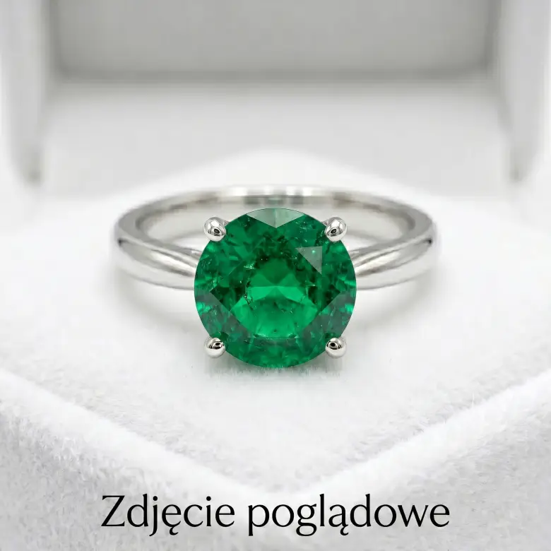 Pierścionek ze szmaragdem na zamówienie